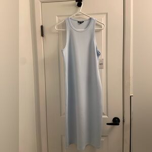 George Light Blue Sleeveless Maxi Dress